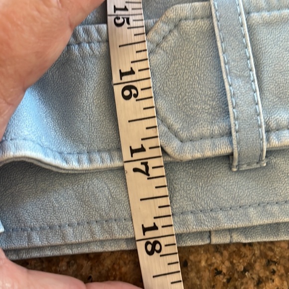 Only faux Leather Biker jacket sz M - Picture 5 of 7